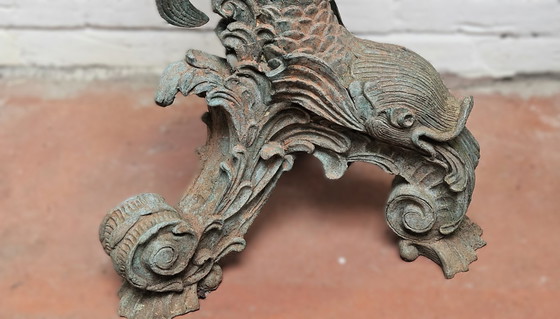 Image 1 of Monumental Rococo-style Bronze Pedestals