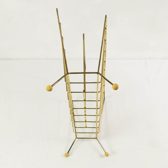 Portariviste modernista, anni '60. – Metal, Brass (photo 7 of 10)