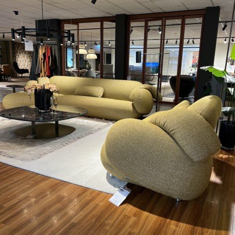 Image 1 of Leolux Pulla 3-seater sofa with chaise longue