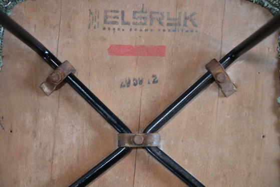 Set aus 4 Rudolf Wolf Stühlen für Elsrijk – Esszimmerstühle, Metal, Mid Century Modern (photo 5 of 6)