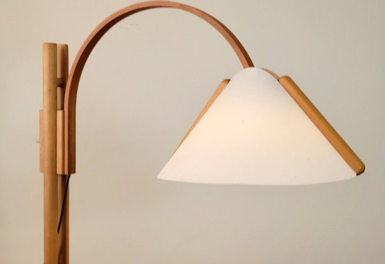 Image 1 of Vintage houten vloerlamp van Domus, Duitsland 1970