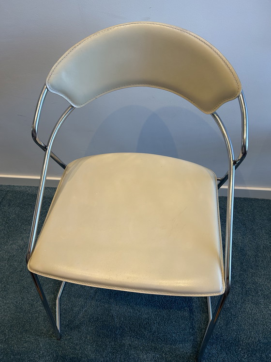 Image 1 of Vintage Effezeta stijl stoelen 2 stuks