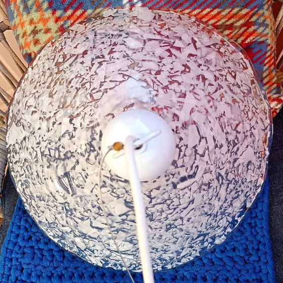 Image 1 of Lustre MURANO à hauteur réglable / Effet glace lumineux Sylcom Nouveau