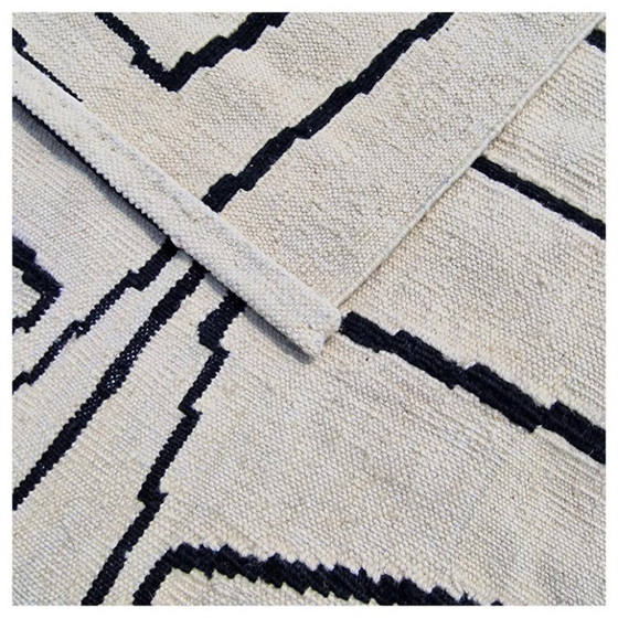 Tapiz Op Art de Victor Vasarely – Diseño geométrico de lana tejido a mano – Alfombras, Wool (photo 9 of 11)