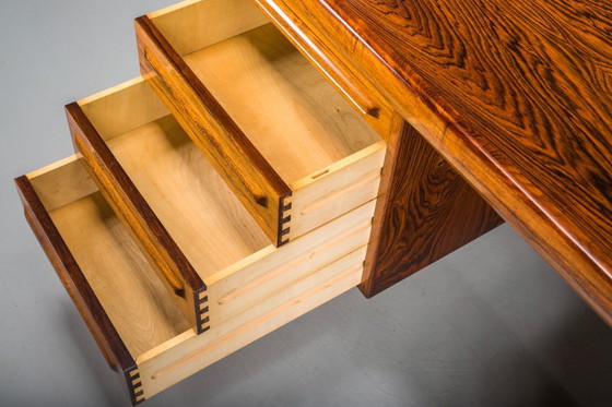 Image 1 of Moderner dänischer Chefschreibtisch Palisander von Ib Kofod Larsen für Faarup Møbelfabrik, 1960