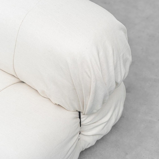 Fauteuil Camaleonda de Mario Bellini pour B&B Italia – Lin Couleur Crème, Années 70 – Design (photo 5 of 9)