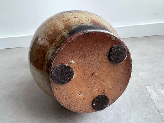 1x Large Vintage Studio Ceramic Floor Vase / Vase (photo 7 of 8)