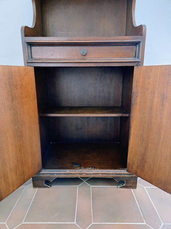 Side cabinet, antique solid wood bedside table – Chest of drawers (photo 2 of 5)