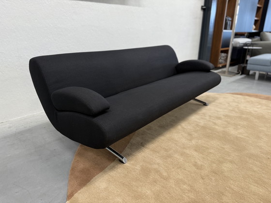 Image 1 of Artifort C736 Sofa 2.5 Seater Black Fabric
