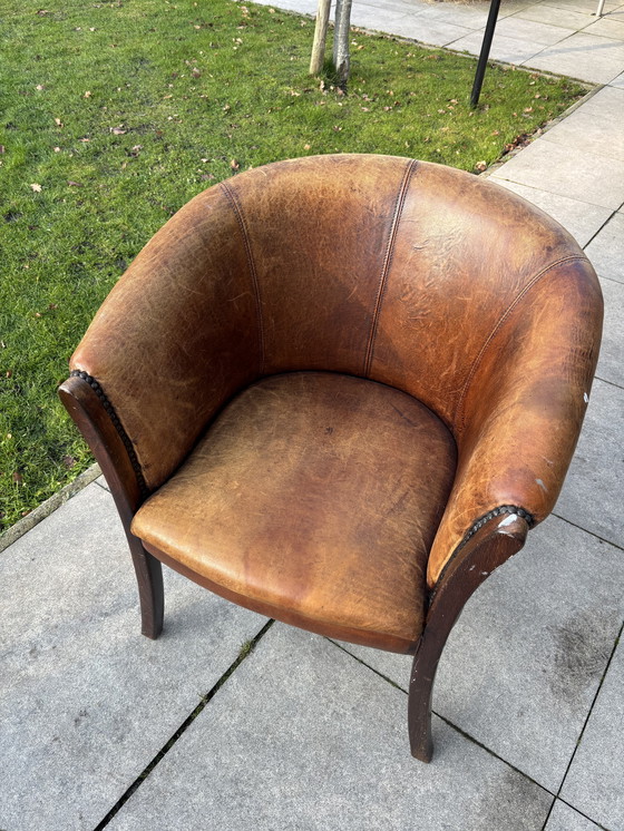 Image 1 of Lammfell-Schlauchstuhl