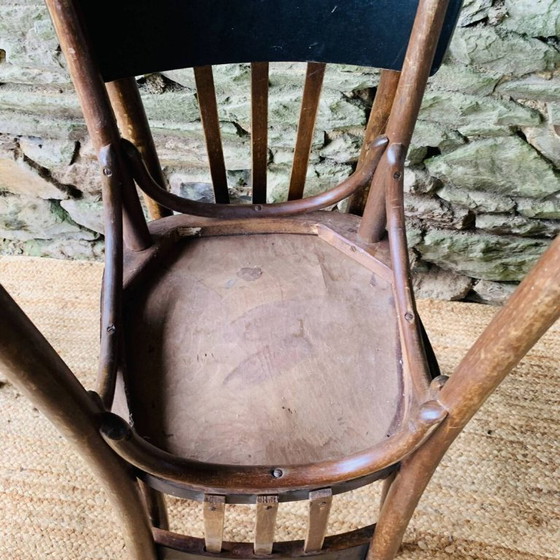 Set di quattro sedie da bistrò vintage in legno curvato – Sedie da pranzo (photo 18 of 18)