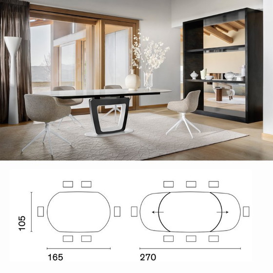 Image 1 of  Calligaris | Orbital Extendable Dining Table