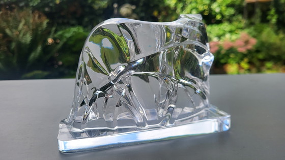 Art-déco-Panther Georges Chevalier aus Kristallglas, Baccarat-Manufaktur – Dekorative Objekte, Crystal (photo 5 of 7)