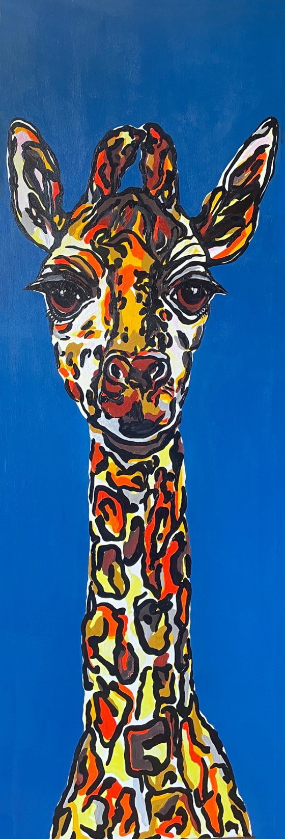 Image 1 of Portret van giraffe