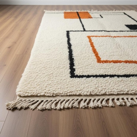 Image 1 of Tapis berbère en laine authentique 250cmx150cm