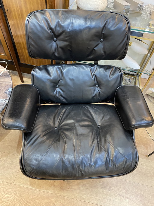 Coppia di poltrone Eames Lounge