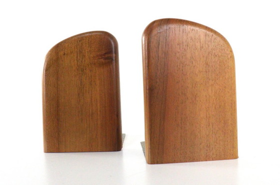 Image 1 of Set of vintage Danish wooden bookends