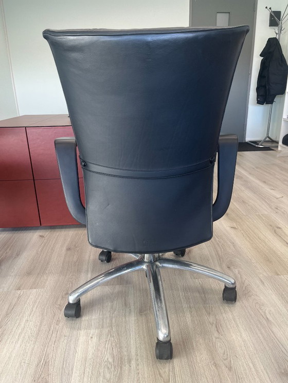 Image 1 of 2x Poltrona Frau „Brief Meeting“ Design-Bürostühle – Emilio Ambasz – Italienisches Design