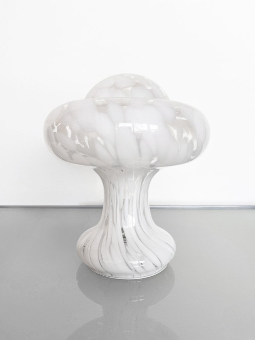 Lampada da tavolo vintage in vetro Atomic Mushroom