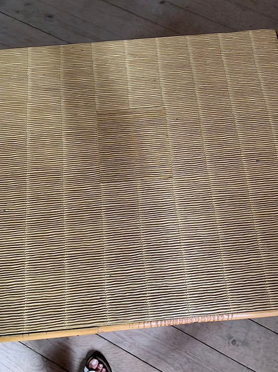 Vintage rattan buffet bar – Barstools, Wicker, Metal (photo 7 of 12)