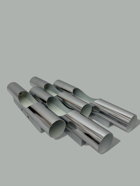 Image 1 of 4x Linea Verdace - Wall light - Tubetto - Chrome