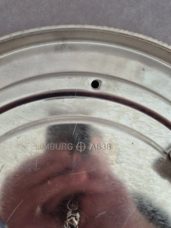 Image 1 of Glashütte Limburg plafondlamp 40 cm, vintage glas, 3x E27 fitting, Duitsland
