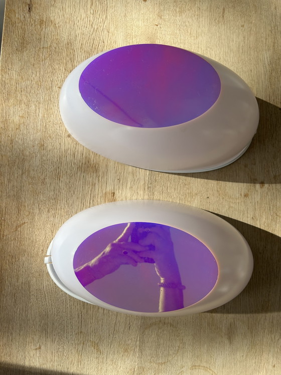As good as new Set of 2 Luceplan Goggle Wall lights – Ross Lovegrove – Plastic (photo 4 of 7)