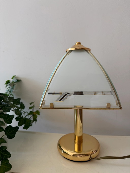 Hollywood Regency Pyramid table lamp