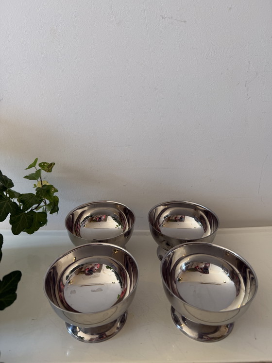Image 1 of Set van 4 vintage Chrome coupes