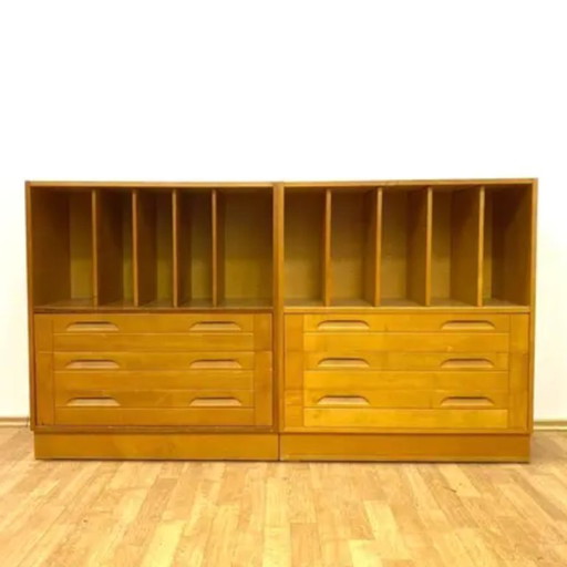 Retro kasten van Tatra, jaren 70 (set van 2)