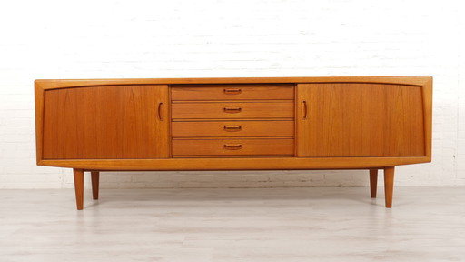 Vintage Sideboard Bartels Werke Mid - Century Modern 250 Cm