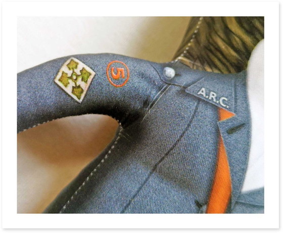 Image 1 of Red Cross Nurse Gift Art Doll | WW2 Nurse Gift Collectible | Red Cross Nurse Office Decor | WW2 Medical History Gift