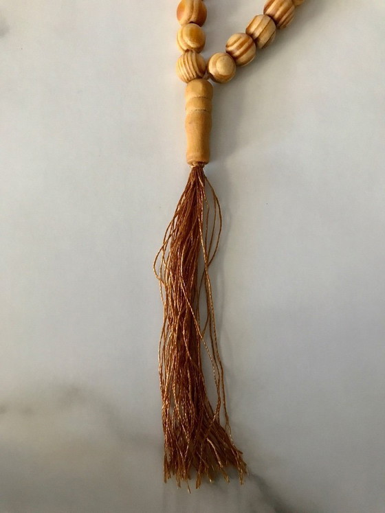 Image 1 of Marokkaanse sandelhouten lange ketting