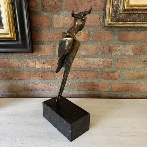 Bronze abstrait Mathieu Camps (1933).