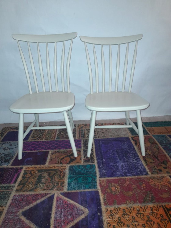 Image 1 of Vintage Scandinavische Akerblom-stoel van berkenhout, Zweden, 1955