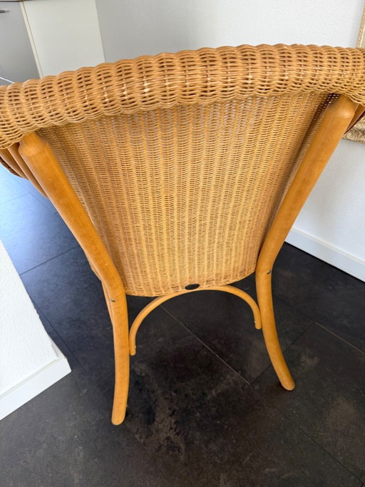 4 Original Loom Furniture BV Chairs – fauteuils, Wood, Wicker (photo 2 of 7)