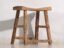 Antiker Hocker im Wabi-Sabi-Stil (ca. 1900) #3 (photo 15 of 40)