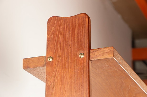 Image 1 of Grande scaffale mobile e modulare in teak danese di H. Brockmann Petersen, anni '60.