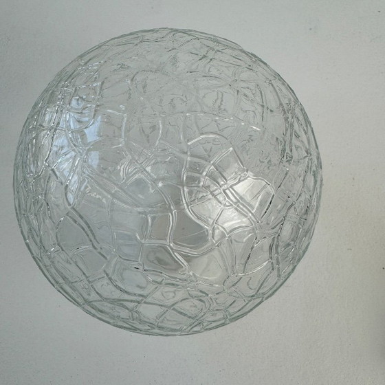 Image 1 of PAIRE SUSPENSIONS EN VERRE TEXTURE VINTAGE