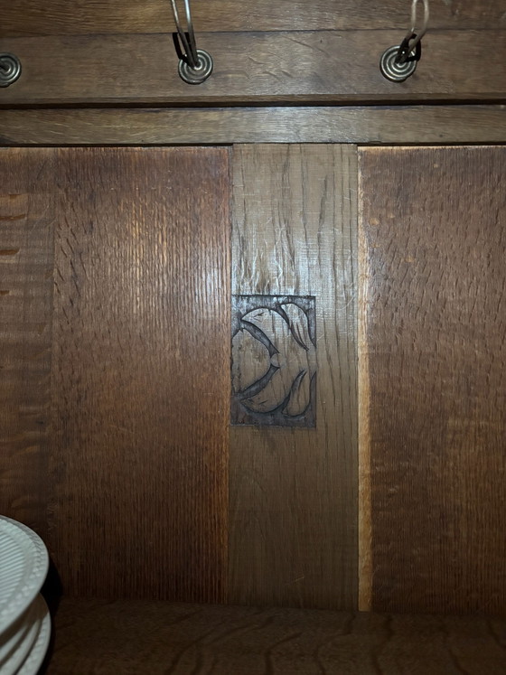Armario antiguo Art Nouveau/Jugendstil, antiek, Armarios de almacenamiento, Madera, Marrón (foto 9 de 9)