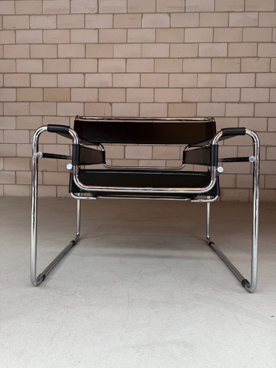 Image 1 of Vintage Wassily Stuhl von Marcel Breuer