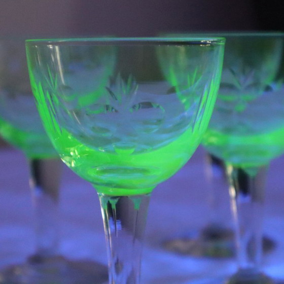 Image 1 of Uranium Aperitief Glazen Val Saint Lambert