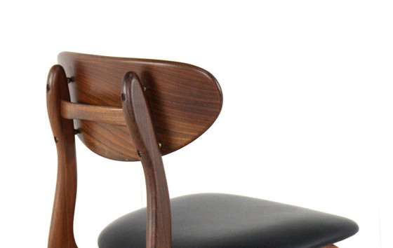 Image 1 of Ensemble de 4 chaises AWA 'Weert' vintage rembourrées