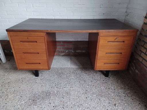 Escritorio plano, años 60/70 – bureau, Wood (photo 2 of 7)