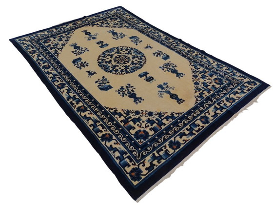Image 1 of Antieke Pao Tao (Baotou) - 274 x 180 cm - Wol op katoen - Handgeknoopt in China, circa 1930