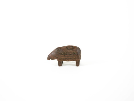 Image 1 of Figurine animale en bois, design danois, années 1970, fabriquée au Danemark