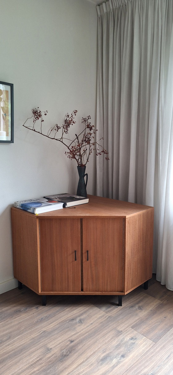 Image 1 of Simplalux Simpla Lux Armoire d'angle Buffet Vintage