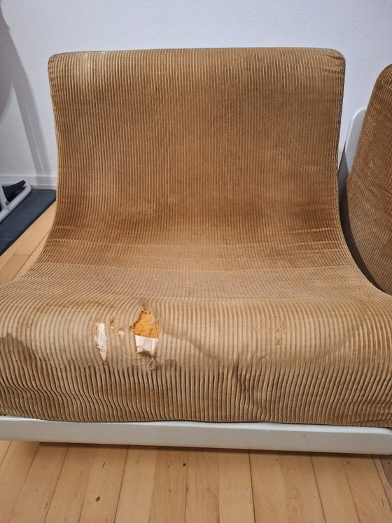 Image 1 of Luigi Colani ORBIS loungestoler --> Skal ombetrækkes.