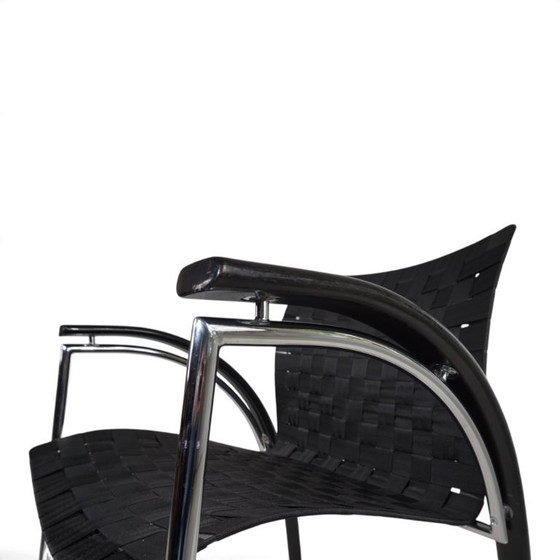 Poltrona lounge Thonet di Peter Maly, 1980 – Poltrone, Cromo, Legno, Vintage (photo 11 of 16)