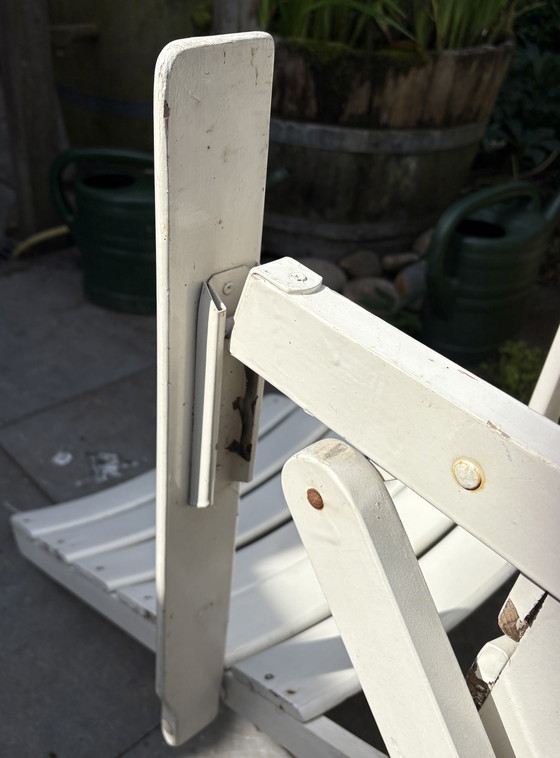 Image 1 of Vintage Herlag wooden garden chairs and table